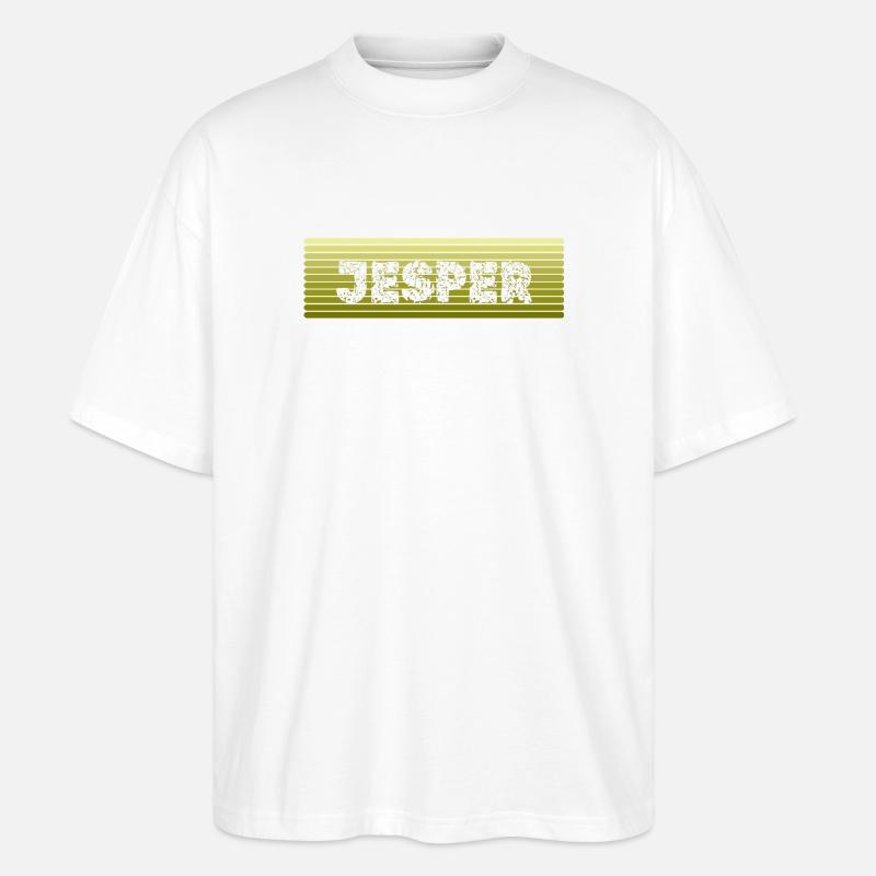 Nom : Jesper - T-shirt bio Blaster 2.0 coupe oversize Stanley/Stella Unisexe - blanc