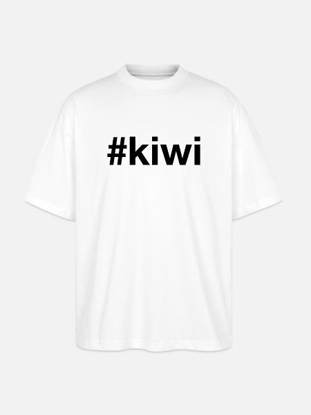 KIWI - Stanley/Stella Oversized Unisex Bio T-Shirt Blaster 2.0 - Weiß