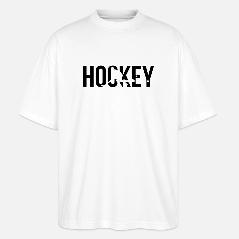 hockey - Stanley/Stella Oversized Unisex Bio T-Shirt Blaster 2.0 - Weiß