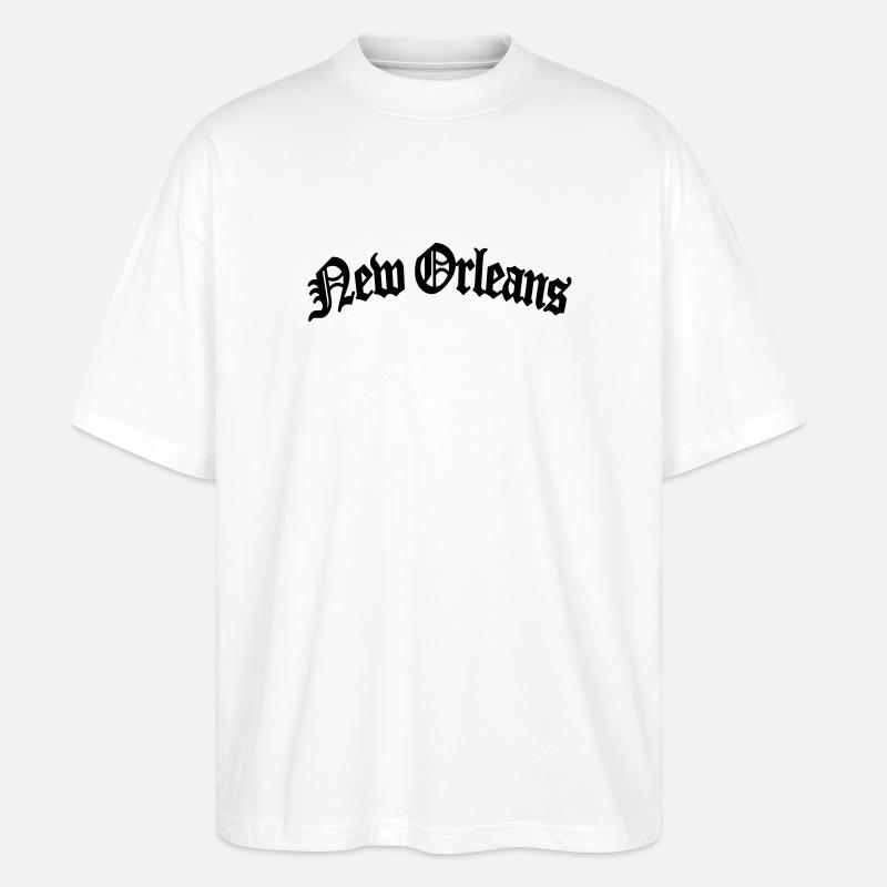 new orleans - Stanley/Stella Oversized Unisex Bio T-Shirt Blaster 2.0 - Weiß