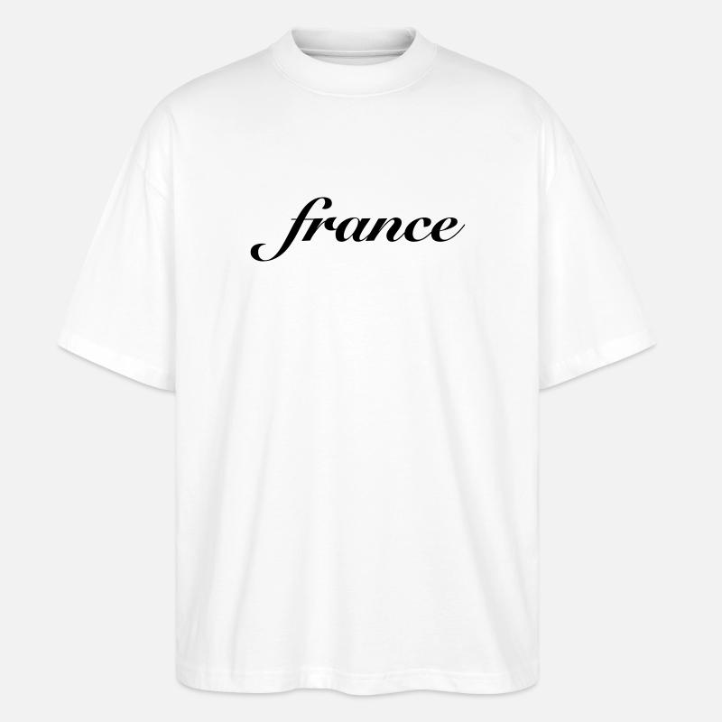 France  - Stanley/Stella Oversized Unisex Bio T-Shirt Blaster 2.0 - Weiß