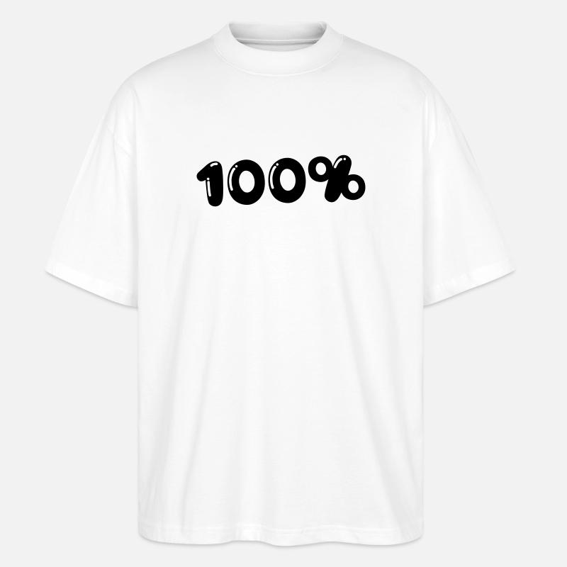 100% - Stanley/Stella Oversized Unisex Bio T-Shirt Blaster 2.0 - Weiß