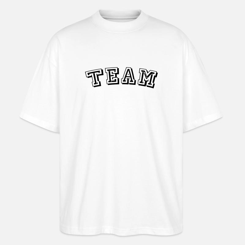 Conception d'équipe - T-shirt bio Blaster 2.0 coupe oversize Stanley/Stella Unisexe - blanc