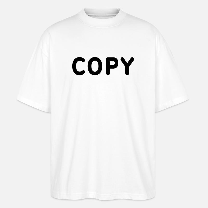 copy paste - Copy - T-shirt bio Blaster 2.0 coupe oversize Stanley/Stella Unisexe - blanc