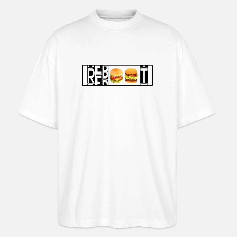 REBOOT - T-shirt bio Blaster 2.0 coupe oversize Stanley/Stella Unisexe - blanc