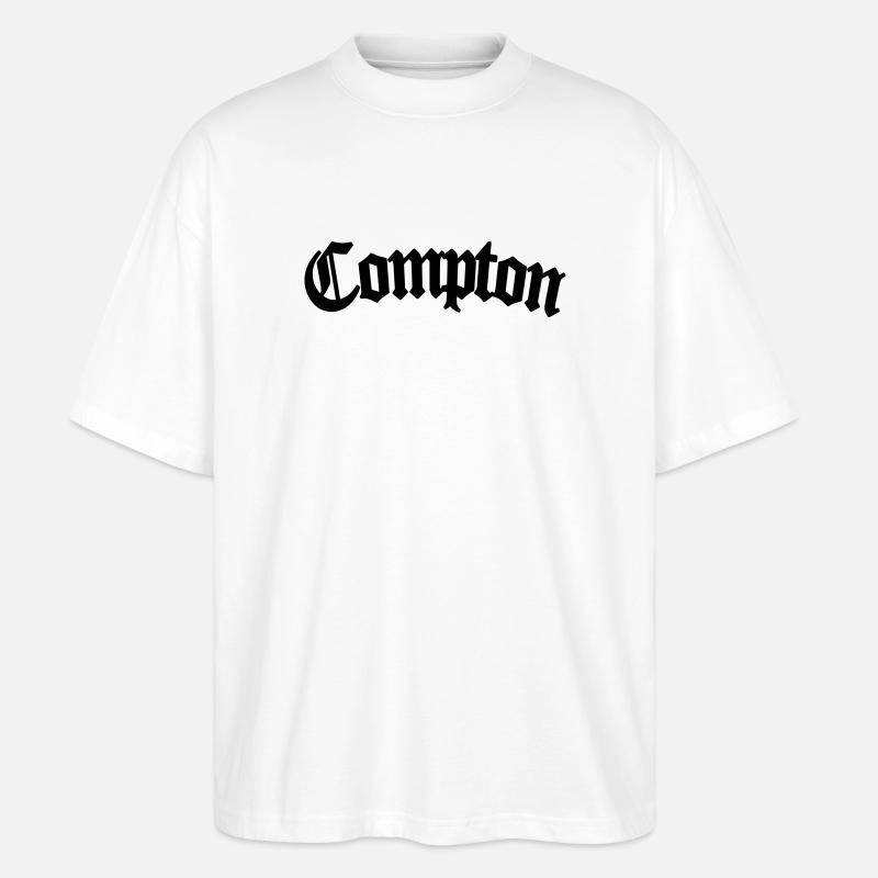 compton - Stanley/Stella Oversized Unisex Bio T-Shirt Blaster 2.0 - Weiß