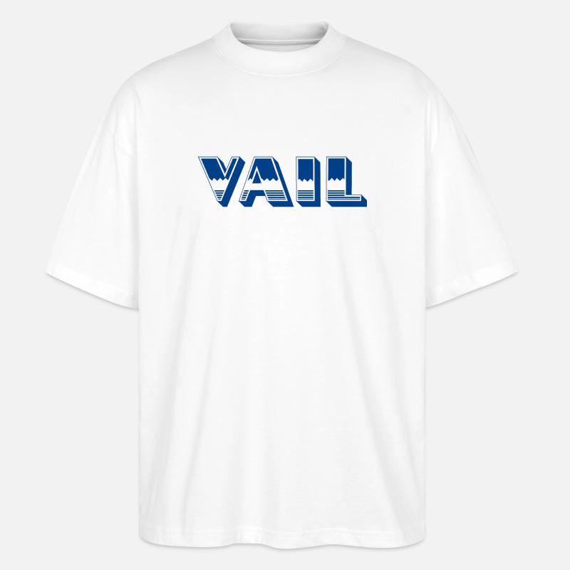 VAIL - Stanley/Stella Oversized Unisex Bio T-Shirt Blaster 2.0 - Weiß