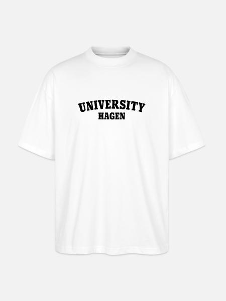University of Hagen - Stanley/Stella Oversized Unisex Organic T-shirt Blaster 2.0 - white