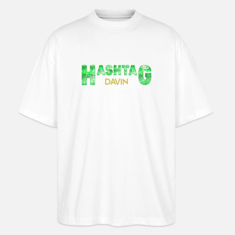 Davin Davin - Stanley/Stella Oversized Unisex Bio T-Shirt Blaster 2.0 - Weiß