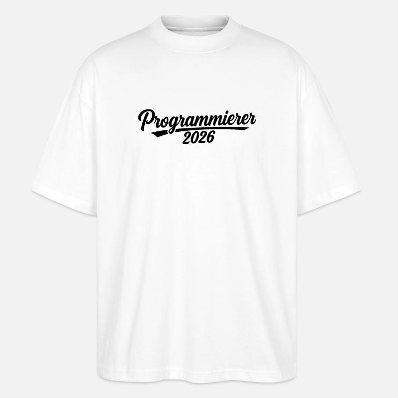 Programmer 2026 – Coding Design - Stanley/Stella Oversized Unisex Organic T-shirt Blaster 2.0 - white