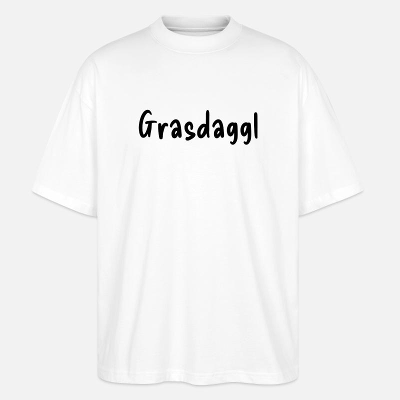 Grasdaggl - Stanley/Stella Oversized Unisex Bio T-Shirt Blaster 2.0 - Weiß
