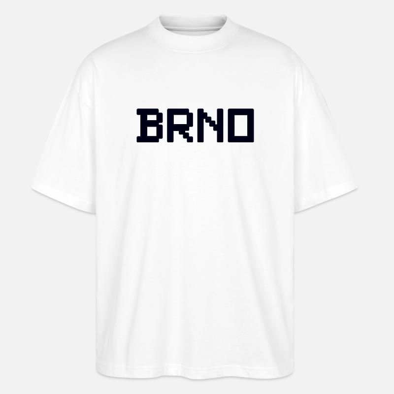 BRNO Tschechien - Stanley/Stella Oversized Unisex Bio T-Shirt Blaster 2.0 - Weiß
