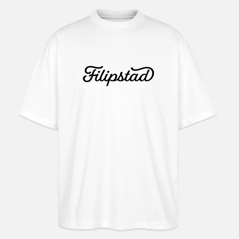 Filipstad schwarz - Stanley/Stella Oversized Unisex Bio T-Shirt Blaster 2.0 - Weiß