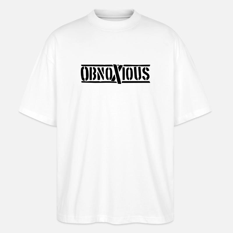 Obnoxious - Stanley/Stella Oversized Unisex Bio T-Shirt Blaster 2.0 - Weiß