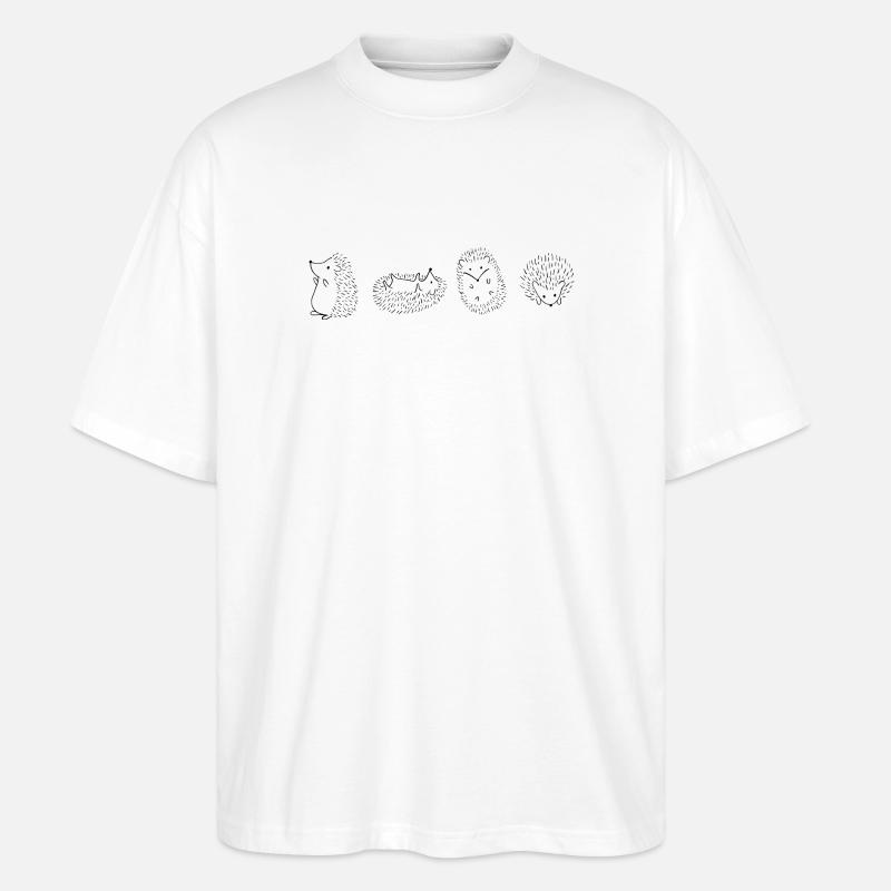 Hérisson hérisson hérisson - T-shirt bio Blaster 2.0 coupe oversize Stanley/Stella Unisexe - blanc