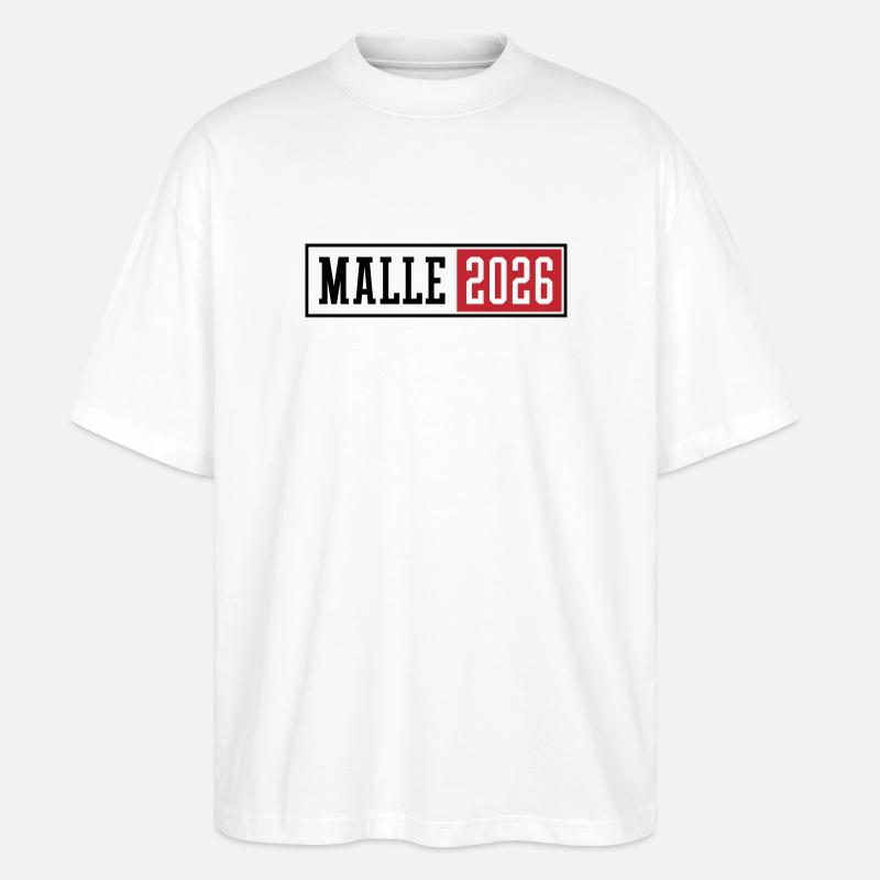 Malle 2026 - Stanley/Stella Oversized Unisex Bio T-Shirt Blaster 2.0 - Weiß