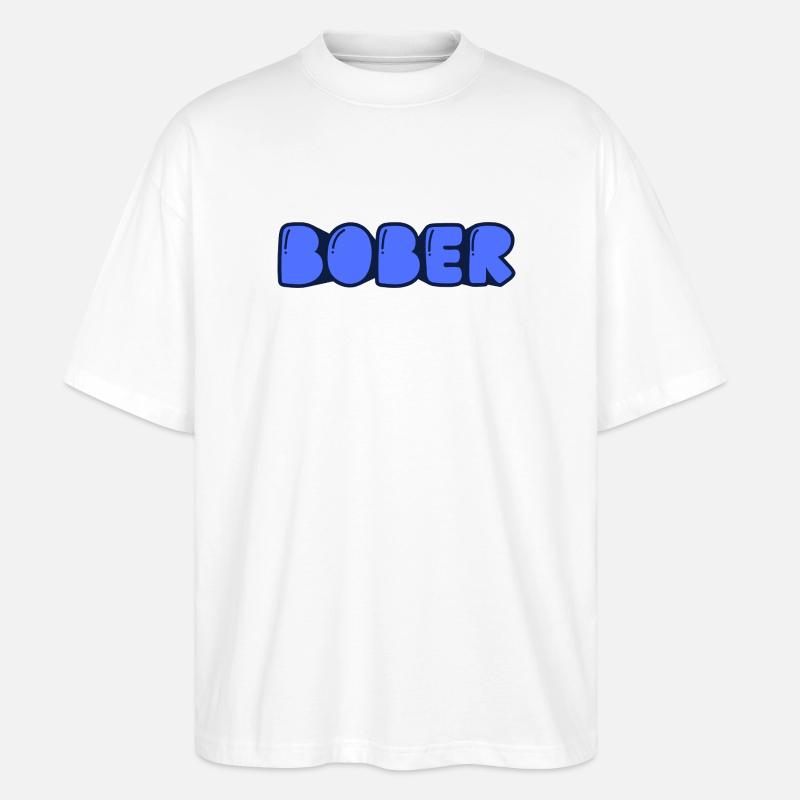 Bober - Stanley/Stella Oversized Unisex Organic T-shirt Blaster 2.0 - white
