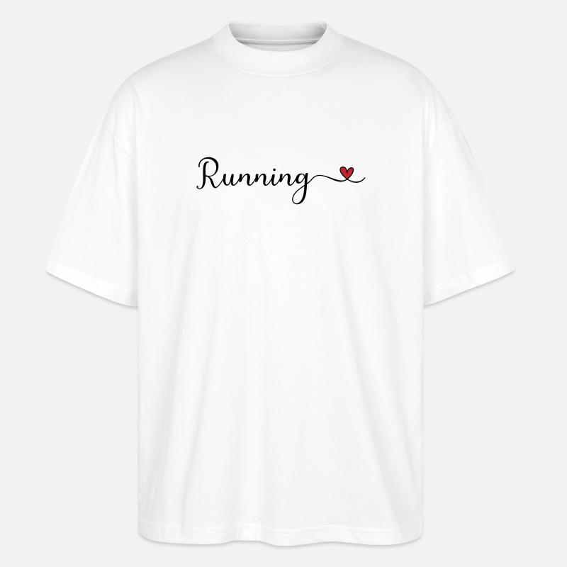 laufen - Stanley/Stella Oversized Unisex Bio T-Shirt Blaster 2.0 - Weiß