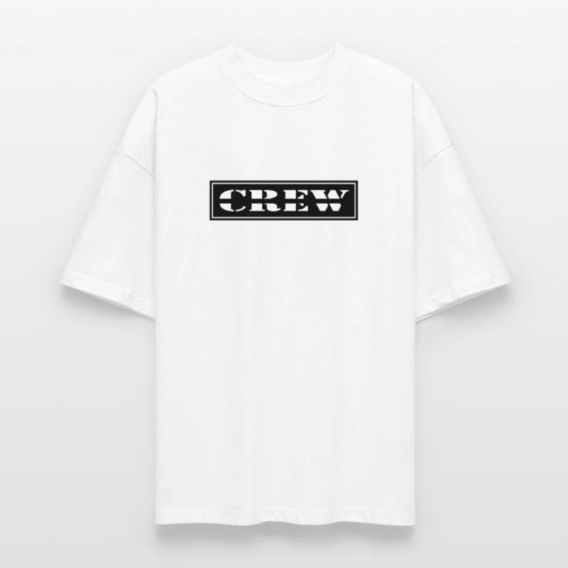 Conception de l’équipage sous forme de patch T-shirt bio Blaster 2.0 coupe oversize Stanley/Stella Unisexe