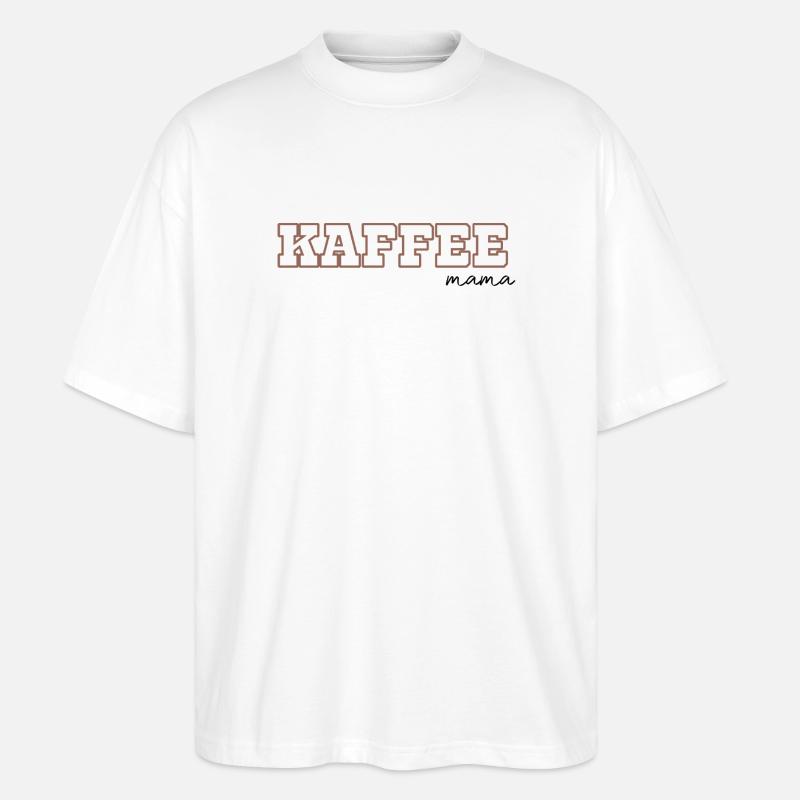 Café Maman - T-shirt bio Blaster 2.0 coupe oversize Stanley/Stella Unisexe - blanc