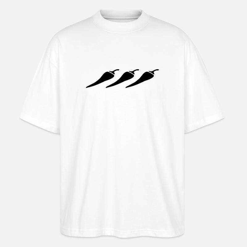 Piments - T-shirt bio Blaster 2.0 coupe oversize Stanley/Stella Unisexe - blanc