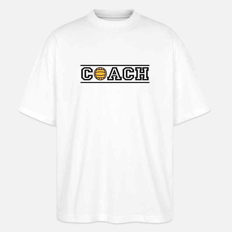 coach - Stanley/Stella Oversized Unisex Organic T-shirt Blaster 2.0 - white