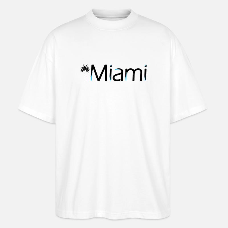 Miami - Stanley/Stella Oversized Unisex Bio T-Shirt Blaster 2.0 - Weiß