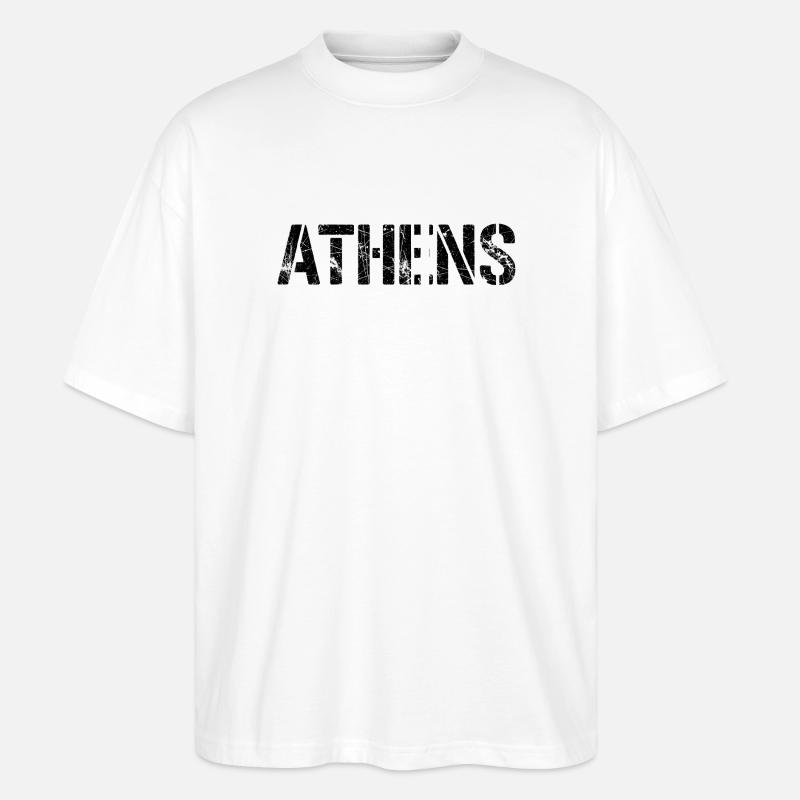 Athen - Stanley/Stella Oversized Unisex Bio T-Shirt Blaster 2.0 - Weiß