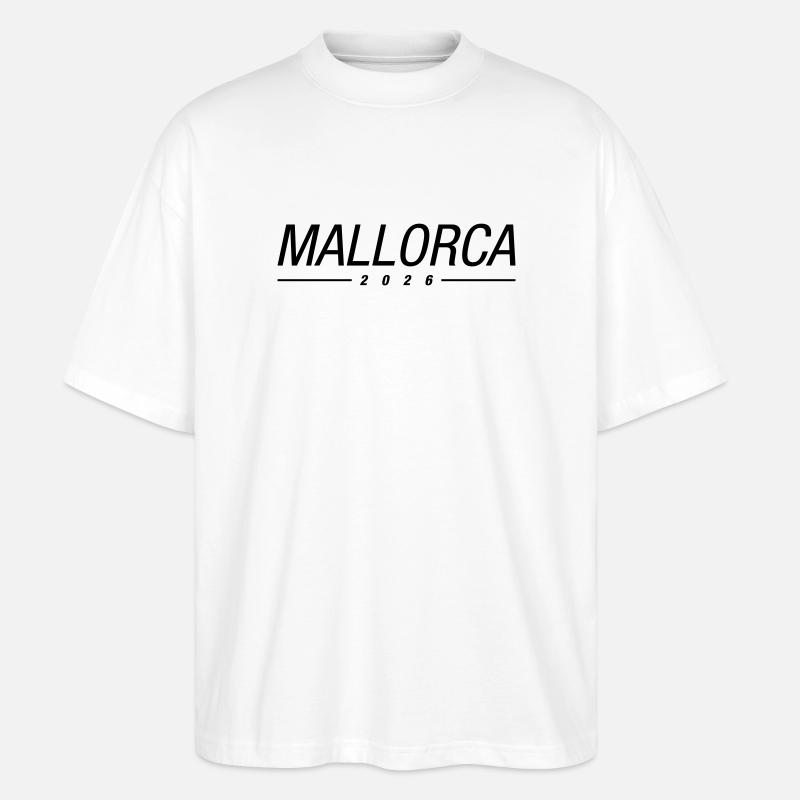 Mallorca 2026 - Stanley/Stella Oversized Unisex Bio T-Shirt Blaster 2.0 - Weiß