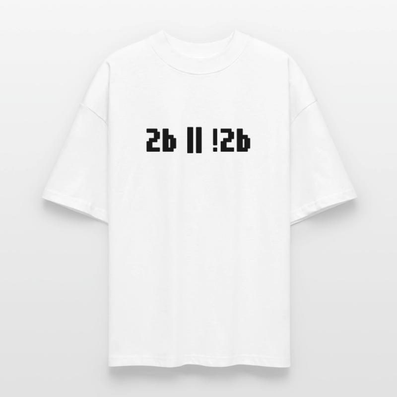 2b or not 2b – Shakespeare Hamlet Programmer Stanley/Stella Oversized Unisex Organic T-shirt Blaster 2.0