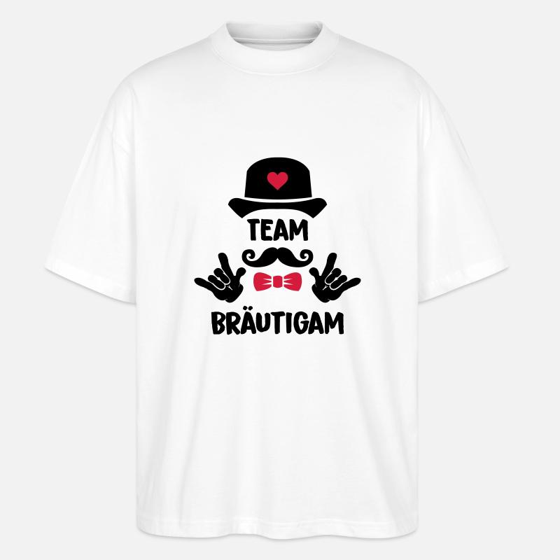 team_braeutigam_002 - Stanley/Stella Oversized Unisex Bio T-Shirt Blaster 2.0 - Weiß