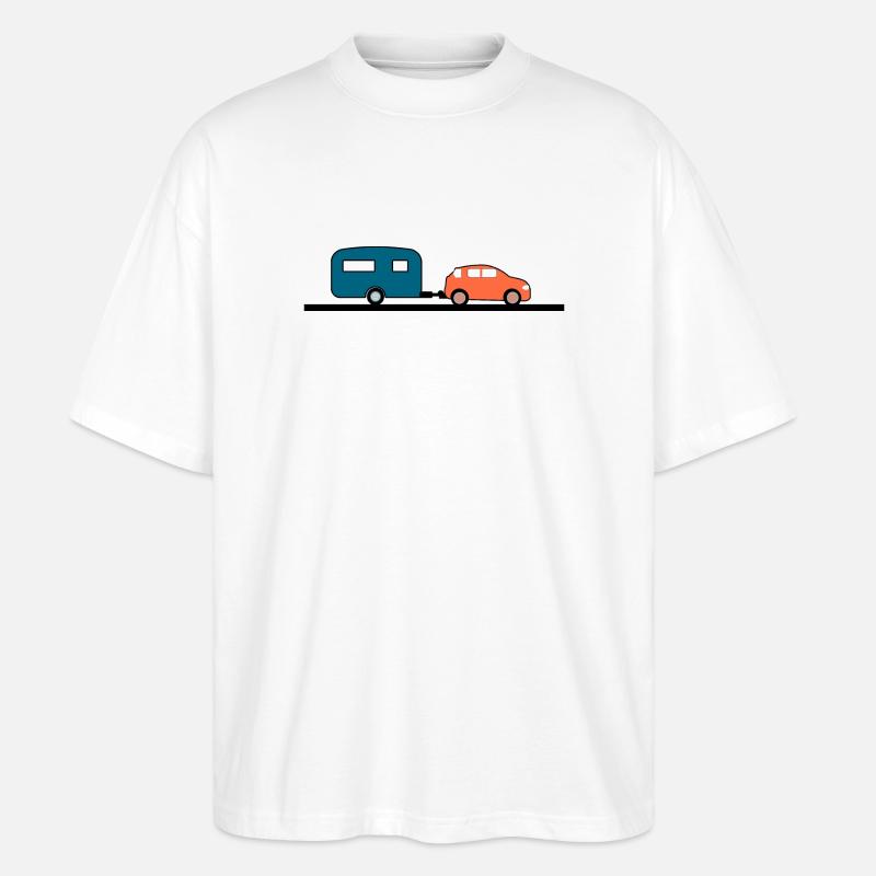 Auto - Stanley/Stella Oversized Unisex Bio T-Shirt Blaster 2.0 - Weiß