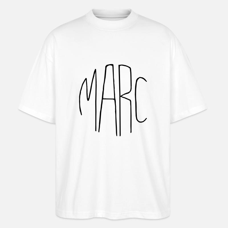 Marc - Stanley/Stella Oversized Unisex Bio T-Shirt Blaster 2.0 - Weiß