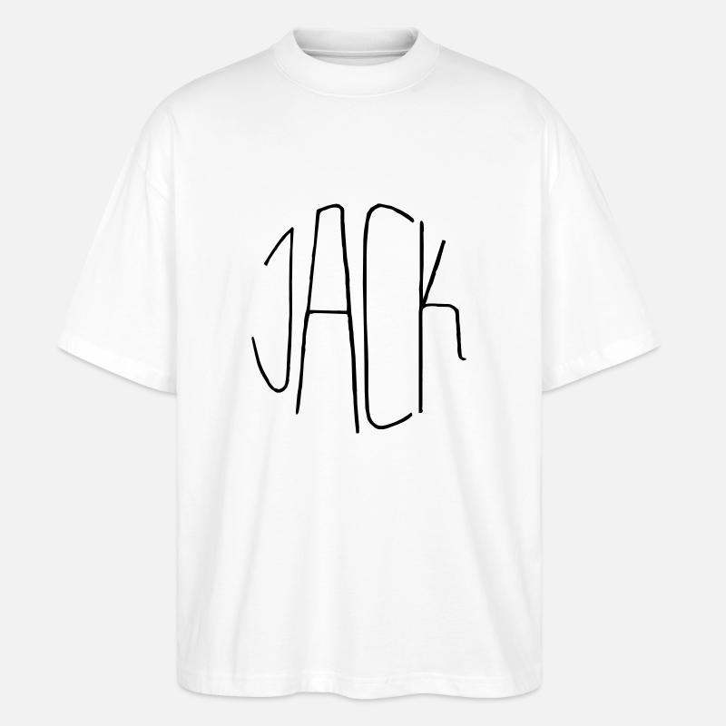 Jack - Stanley/Stella Oversized Unisex Bio T-Shirt Blaster 2.0 - Weiß