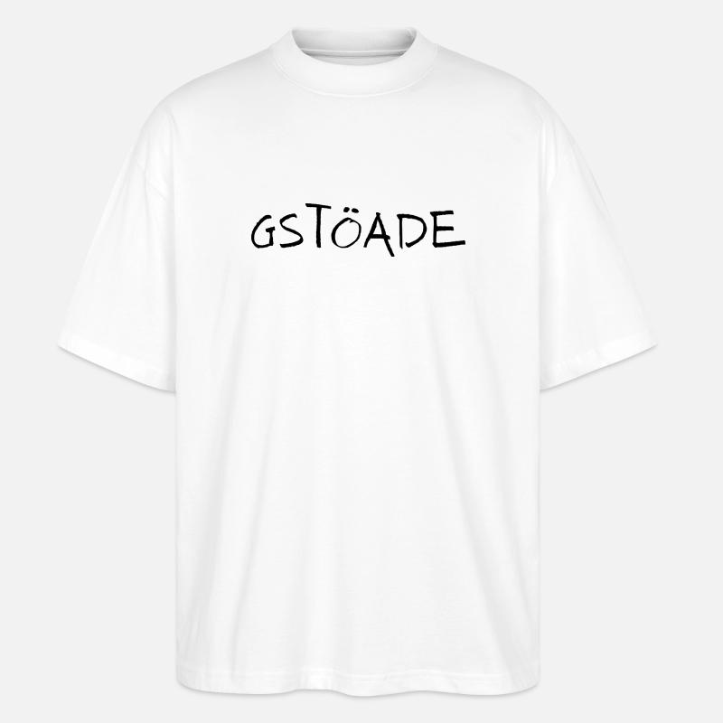 Gstöade - T-shirt bio Blaster 2.0 coupe oversize Stanley/Stella Unisexe - blanc