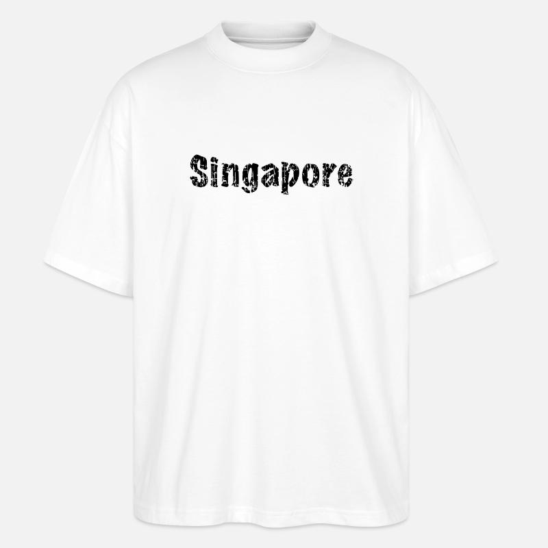 Singapore - Stanley/Stella Oversized Unisex Bio T-Shirt Blaster 2.0 - Weiß