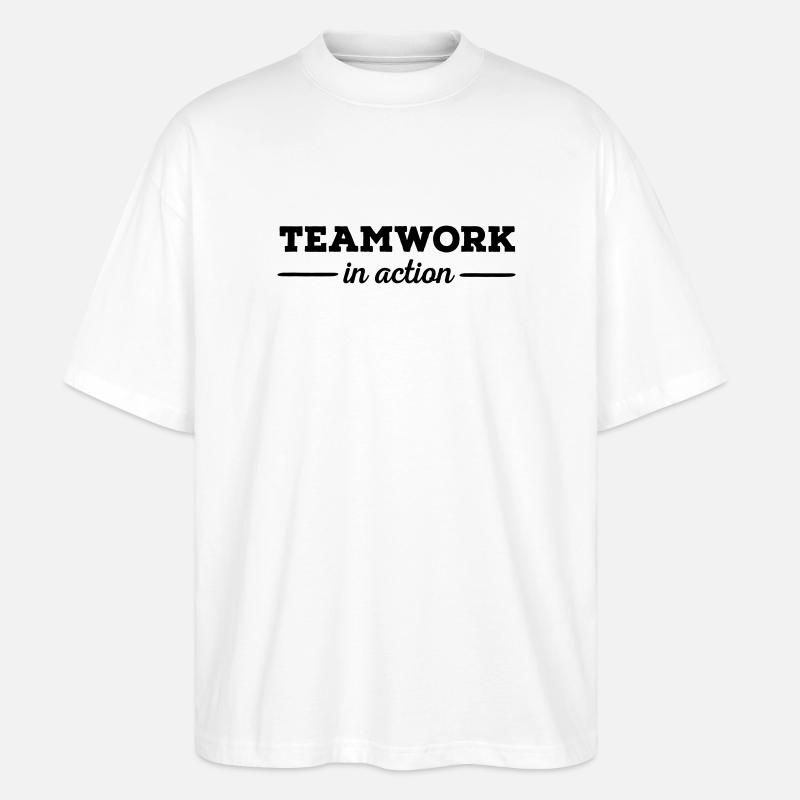 922360 1004360384 teamwork - T-shirt bio Blaster 2.0 coupe oversize Stanley/Stella Unisexe - blanc