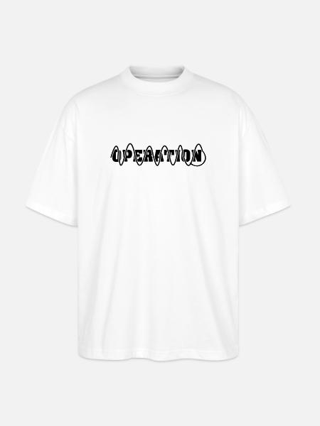 Surgery if wound sutured - Stanley/Stella Oversized Unisex Organic T-shirt Blaster 2.0 - white