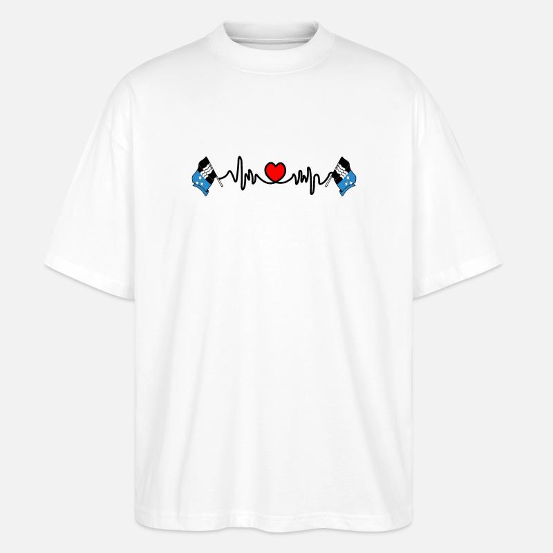 Herzfrequenz-Cardio für den Aargau Schweiz - Stanley/Stella Oversized Unisex Bio T-Shirt Blaster 2.0 - Weiß