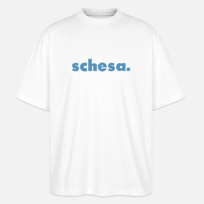 schesa. - Stanley/Stella Oversized Unisex Bio T-Shirt Blaster 2.0 - Weiß