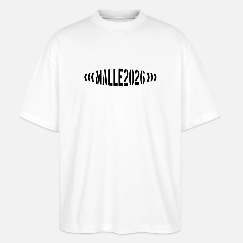 Malle 2026 - Stanley/Stella Oversized Unisex Bio T-Shirt Blaster 2.0 - Weiß