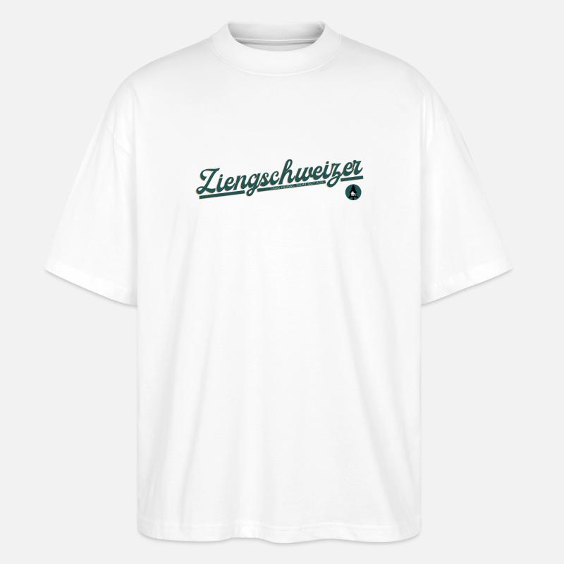 Ziengschweizer - Stanley/Stella Oversized Unisex Bio T-Shirt Blaster 2.0 - Weiß