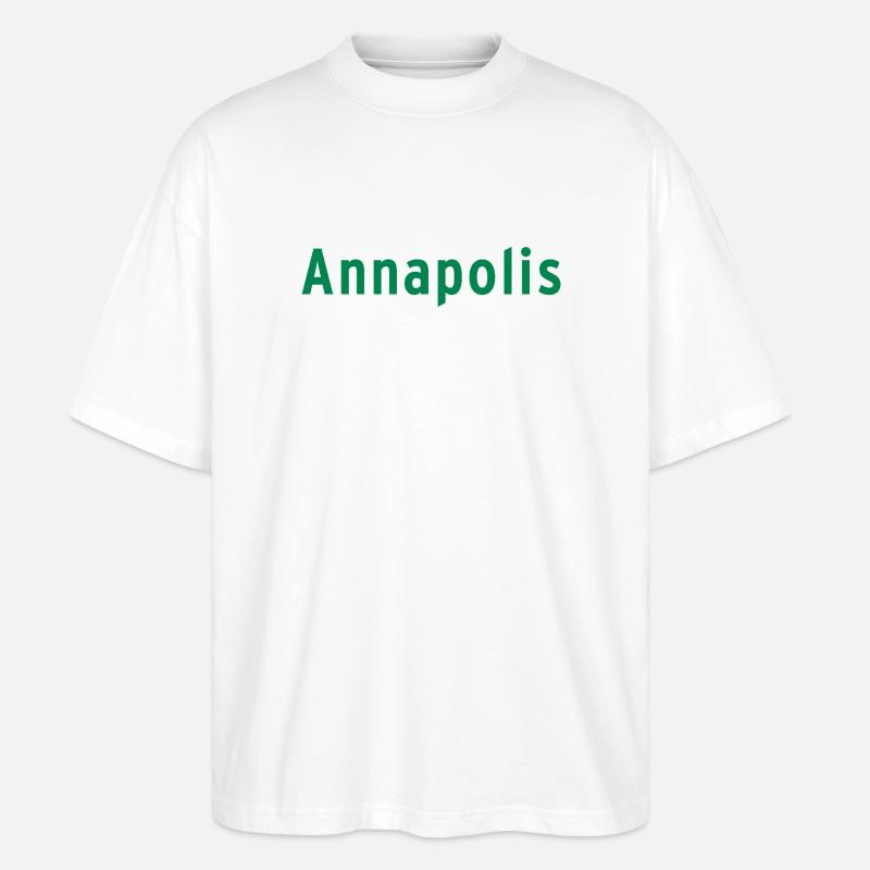 Annapolis - Stanley/Stella Oversized Unisex Bio T-Shirt Blaster 2.0 - Weiß