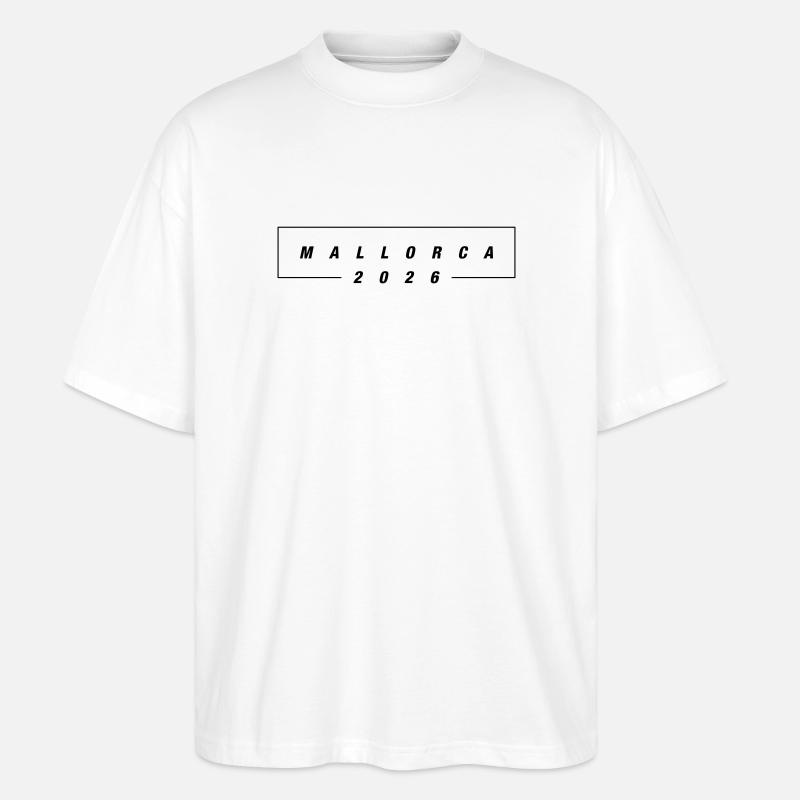 Mallorca 2026 - Stanley/Stella Oversized Unisex Bio T-Shirt Blaster 2.0 - Weiß