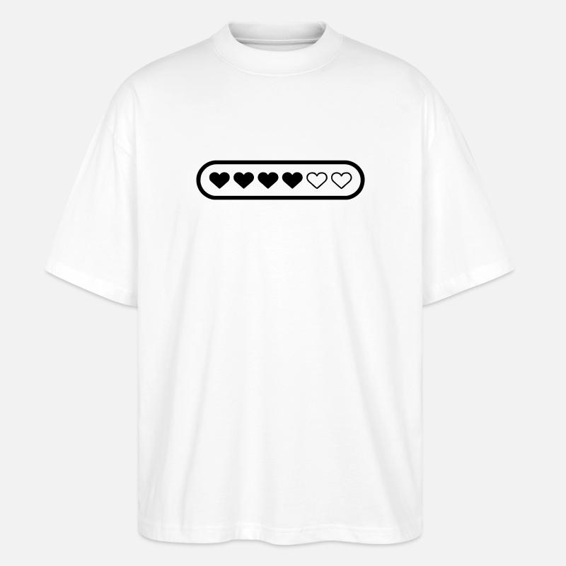 Loading - Stanley/Stella Oversized Unisex Organic T-shirt Blaster 2.0 - white