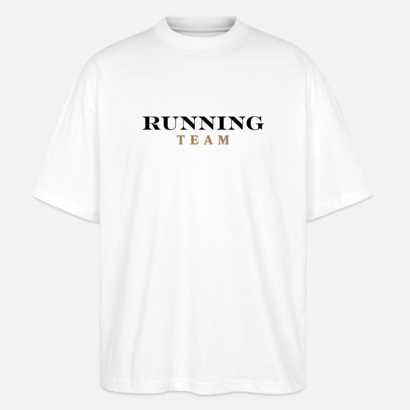 Équipe de course - T-shirt bio Blaster 2.0 coupe oversize Stanley/Stella Unisexe - blanc