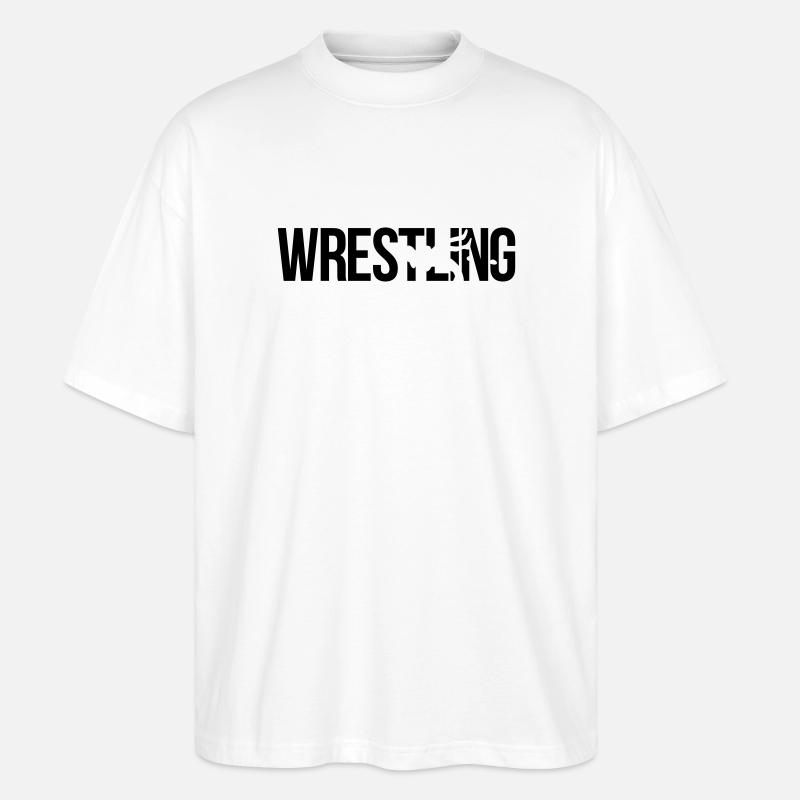 Wrestling - Stanley/Stella Oversized Unisex Bio T-Shirt Blaster 2.0 - Weiß