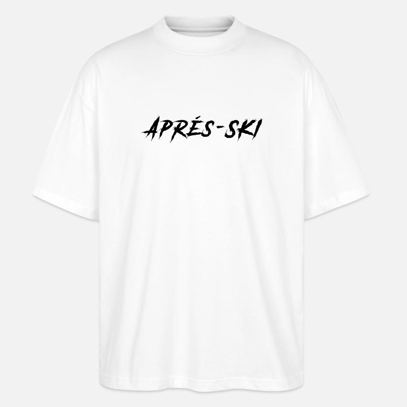 Apres Ski - Stanley/Stella Oversized Unisex Bio T-Shirt Blaster 2.0 - Weiß