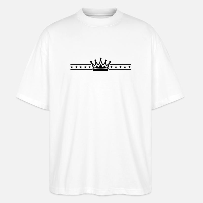 Krone Element - Stanley/Stella Oversized Unisex Bio T-Shirt Blaster 2.0 - Weiß