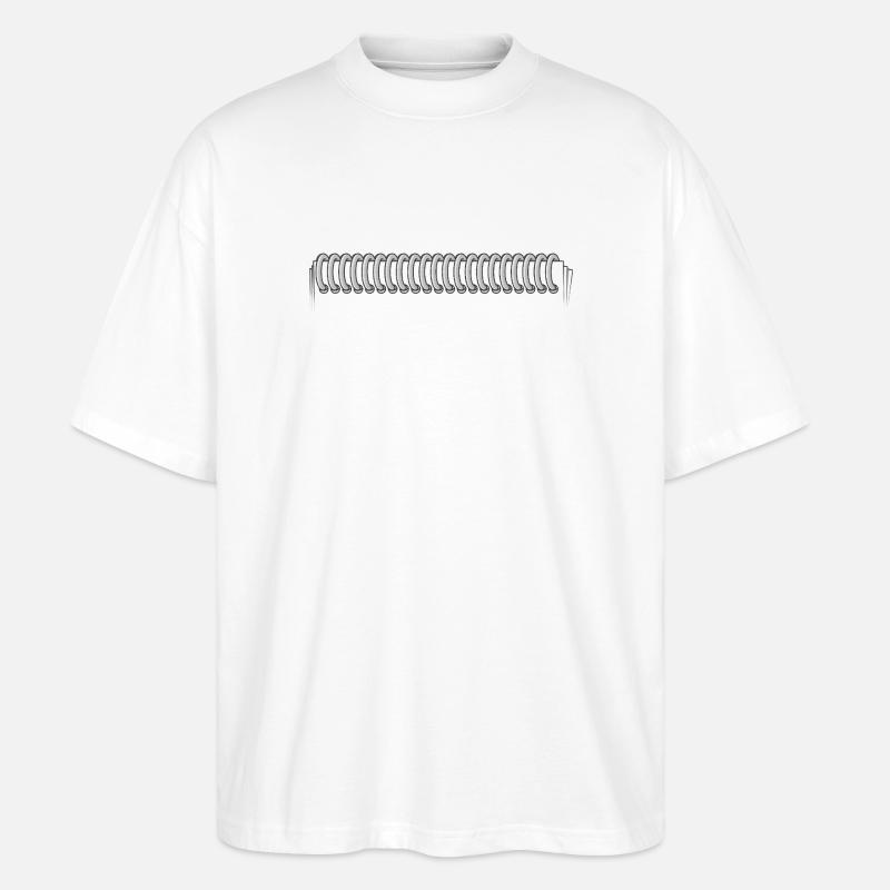 POST-SCRIPTUM H - T-shirt bio Blaster 2.0 coupe oversize Stanley/Stella Unisexe - blanc